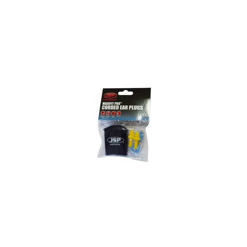 Boite de 50 paires de bouchons d'oreille avec cordelette Boite de 50 paires de bouchons d'oreille avec cordelette