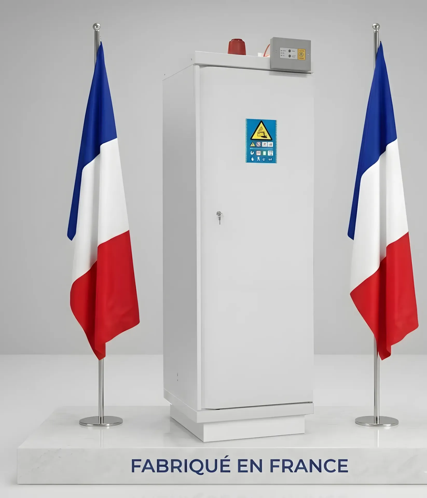 [794+LIX4] Armoire de sécurité coupe-feu 90 min pour le stockage des batteries lithium